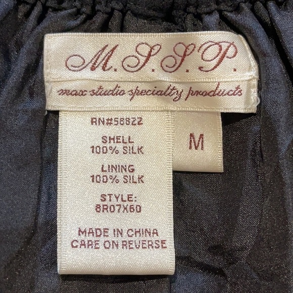 M.S.S.P.  Black Silk and Sequin Dress - EUC - Picture 5 of 5